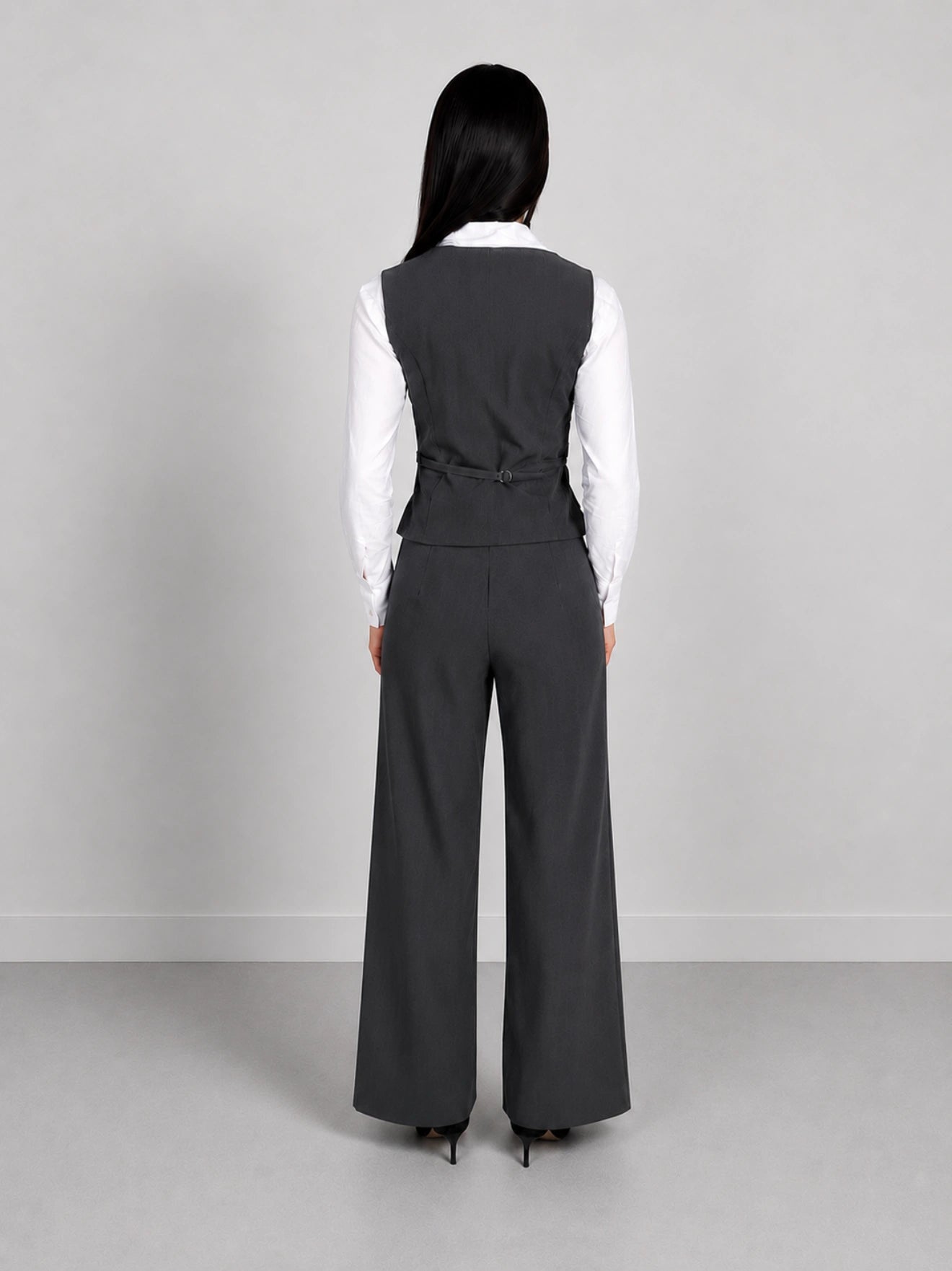 Isla Waistcoat - Charcoal grey