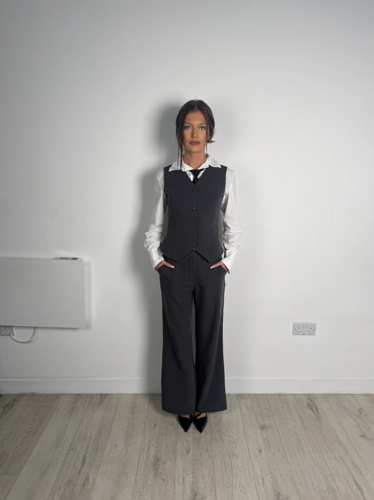 Irene Trousers  Charcoal grey