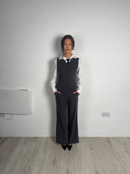 Irene Trousers  Charcoal grey