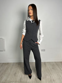 Irene Trousers  Charcoal grey