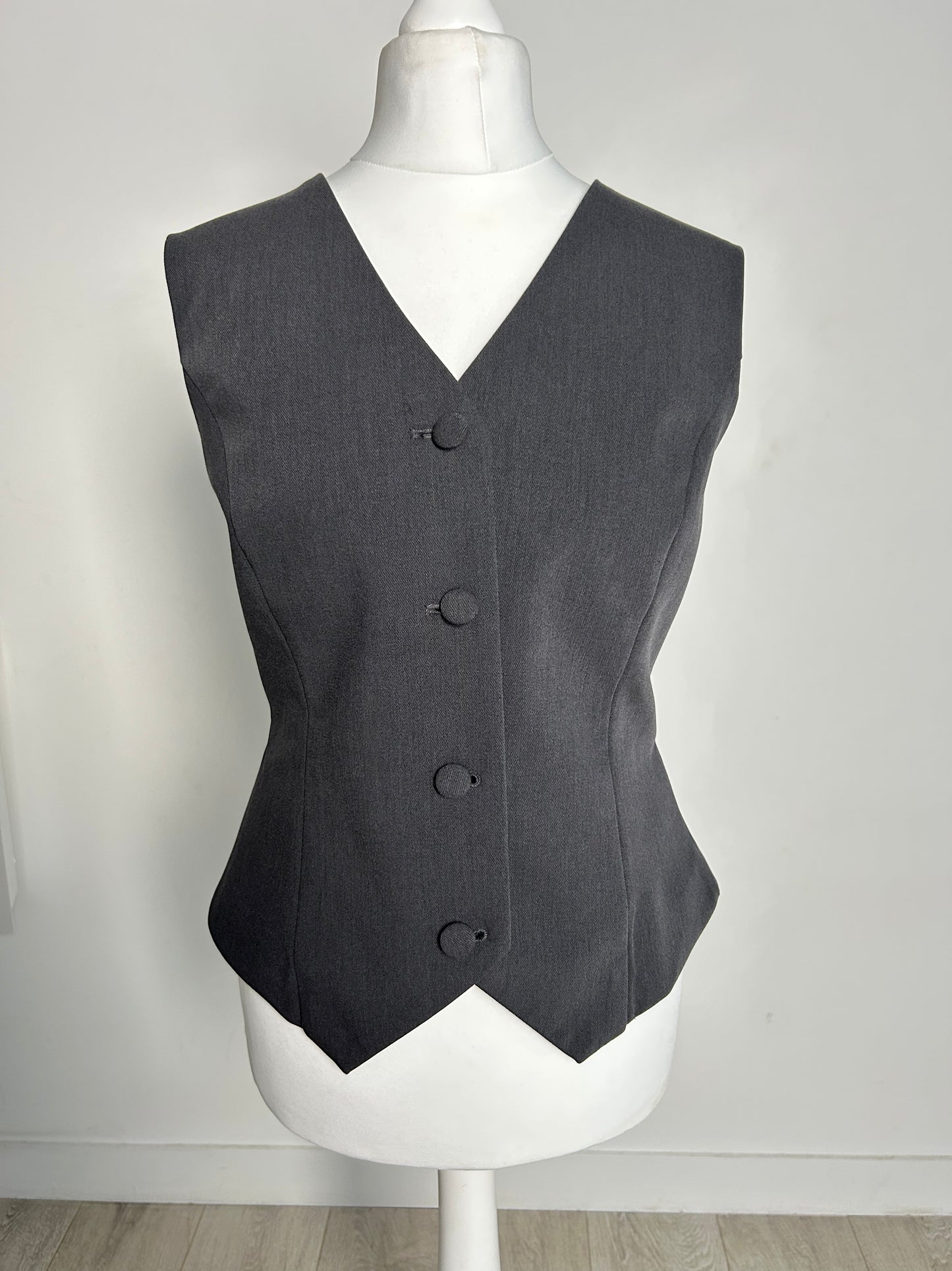 Irene Waistcoat - Charcoal grey