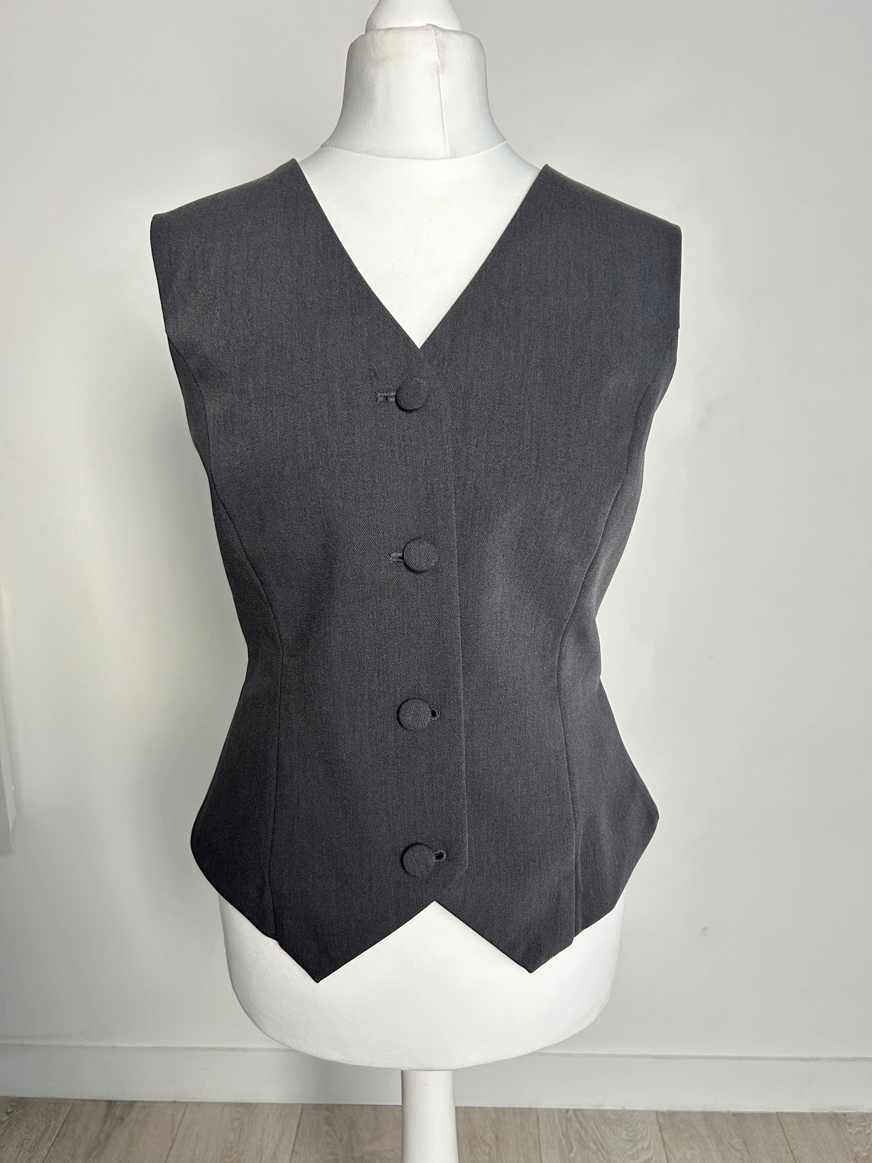 Isla Waistcoat - Charcoal Grey
