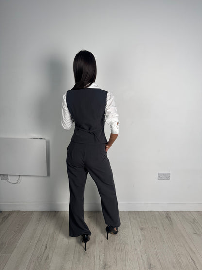 Irene Trousers  Charcoal grey