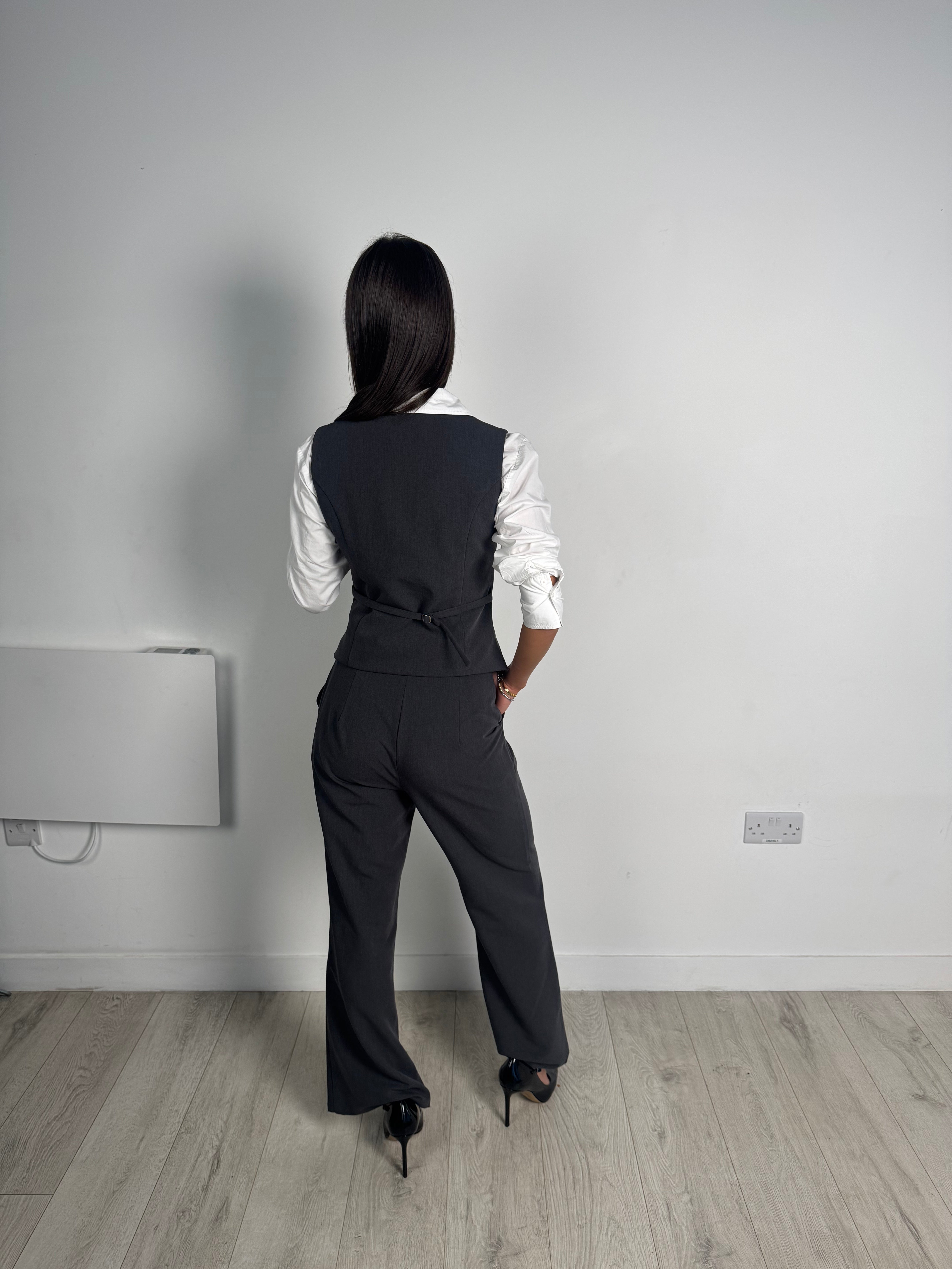 Irene Trousers  Charcoal grey