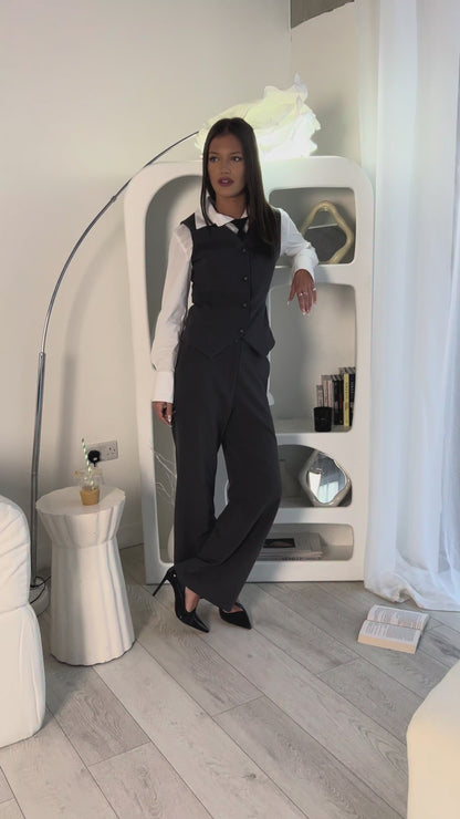 Irene Trousers  Charcoal grey